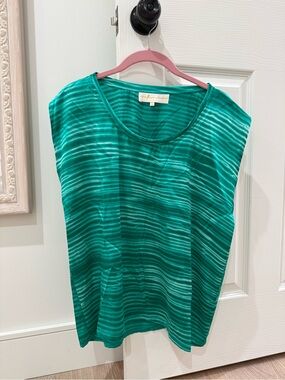 Women’s Striped Sleeveless Silky Top